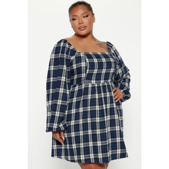 Fashion Nova Dresses & Skirts - Fashion Nova | Eyes On Me Mini Dress - Plaid
